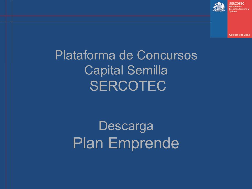 Plataforma De Concursos Capital Semilla Sercotec Ppt Descargar