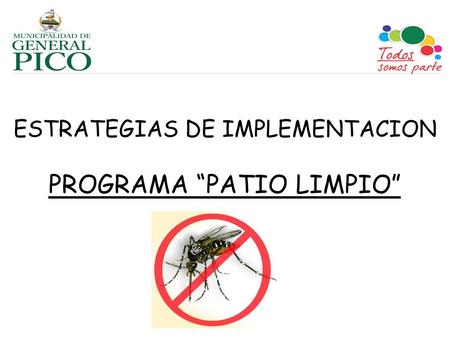 ESTRATEGIAS DE IMPLEMENTACION PROGRAMA “PATIO LIMPIO”