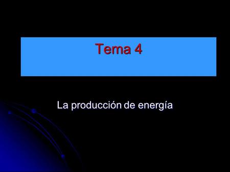 Tema 4 La producción de energía. Índice 1. Formas y usos de la energía-Pág.3 1. Formas y usos de la energía-Pág.3 3.La producción de energía eléctrica-Pág.