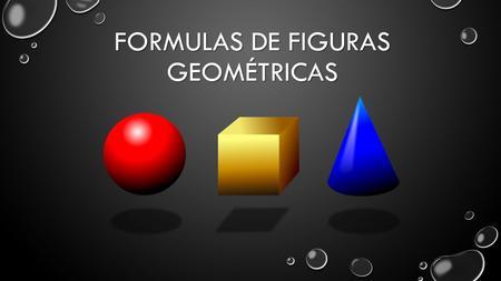 Formulas de Figuras Geométricas