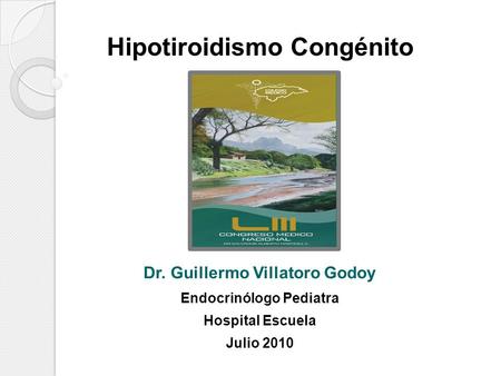 Hipotiroidismo Congénito