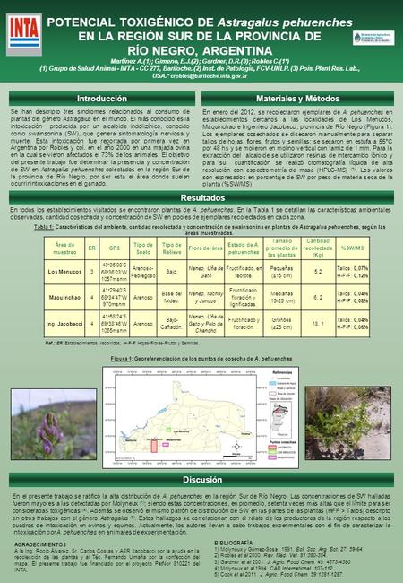 Materiales y Métodos Introducción Se han descripto tres síndromes relacionados al consumo de plantas del género Astragalus en el mundo. El más conocido.