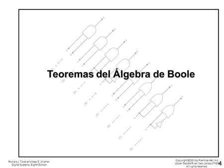 Ronald J. Tocci and Neal S. Widmer Digital Systems, Eighth Edition Copyright ©2001 by Prentice-Hall, Inc. Upper Saddle River, New Jersey 07458 All rights.