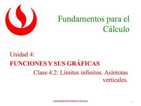 Fundamentos para el Cálculo