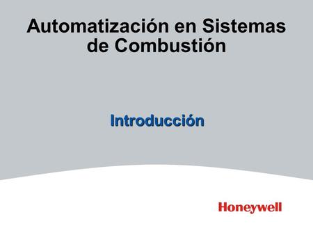 Automatización en Sistemas de Combustión