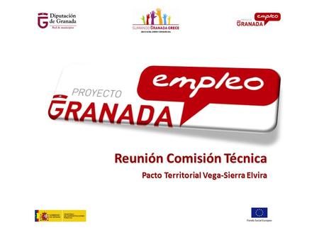 Reunión Comisión Técnica Pacto Territorial Vega-Sierra Elvira.