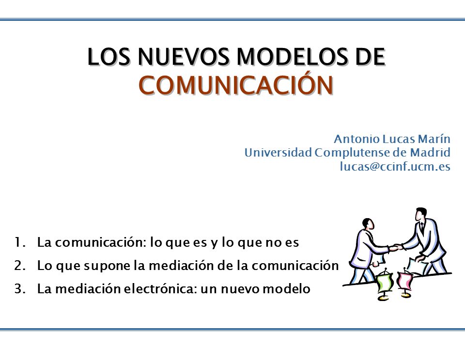 LOS NUEVOS MODELOS DE COMUNICACIÓN - ppt video online descargar