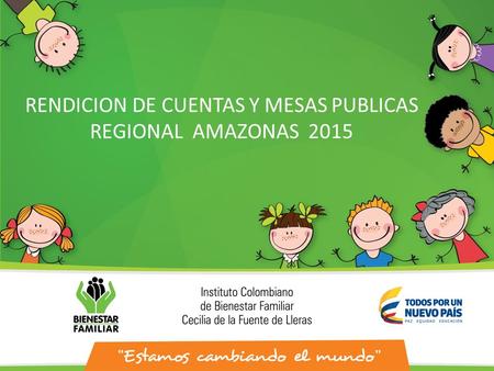 RENDICION DE CUENTAS Y MESAS PUBLICAS REGIONAL AMAZONAS 2015.