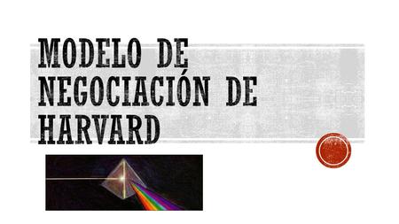 Modelo de negociación de Harvard