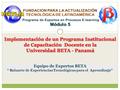 Presencia: Importancia de presentar a los estudiantes un aula atractiva, de fácil navegación, explícita en sus instrucciones, variada en sus recursos,