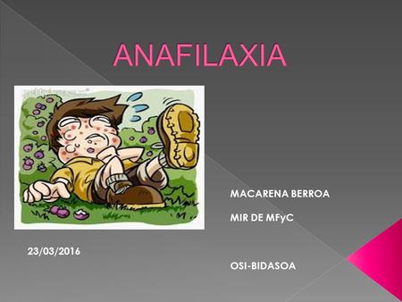 23/03/2016 MACARENA BERROA MIR DE MFyC OSI-BIDASOA.