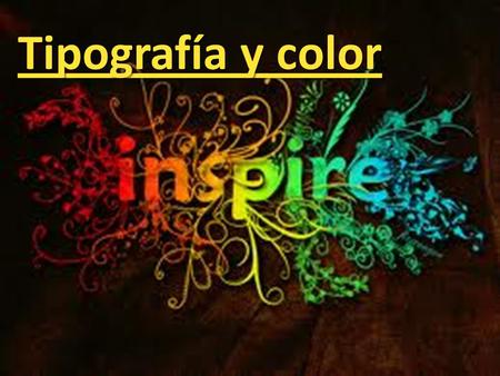 Tipografía y color. Análisis de los temas como la tipografía y el color, desempeñarse en medios de comunicación digitales.