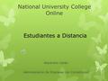 National University College Online Alexandra Cabán Administración de Empresas con Contabilidad Estudiantes a Distancia.