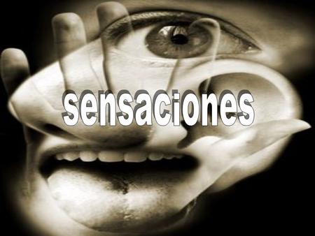 Sensaciones.
