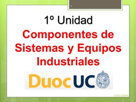 Componentes de Sistemas y Equipos Industriales