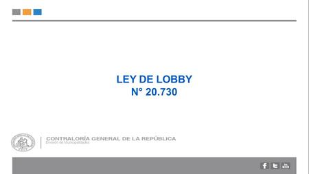 LEY DE LOBBY N° 20.730 División de Municipalidades.