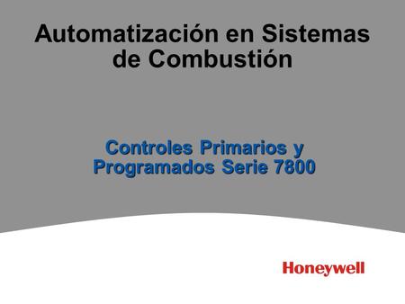 Automatización en Sistemas de Combustión