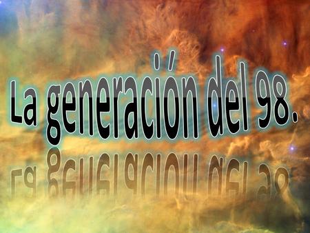 La generación del 98 es el nombre con el que se ha reunido tradicionalmente a un grupo de escritores, ensayistas y poetas españoles que se vieron profundamente.