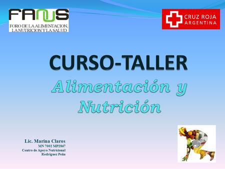 CURSO-TALLER Alimentación y Nutrición