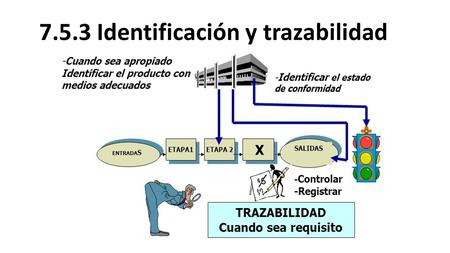 7.5.3 Identificación y trazabilidad
