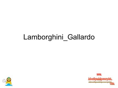 Lamborghini_Gallardo. El Lamborghini Gallardo es un automóvil deportivo de altas prestaciones producido por el fabricante italiano Lamborghini desde finales.