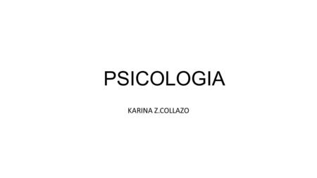 PSICOLOGIA KARINA Z.COLLAZO.