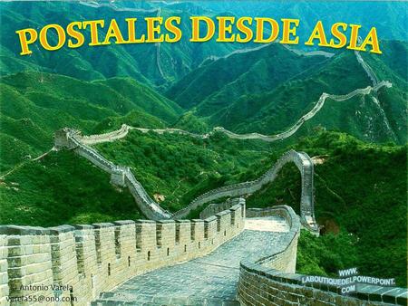 © Antonio Varela Esta guapísima y simpática chica asiática, será nuestra cicerone, en el recorrido que haremos por algunos lugares de.