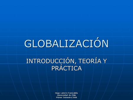INTRODUCCIÓN, TEORÍA Y PRÁCTICA
