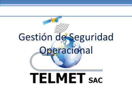 Gestión de Seguridad Operacional