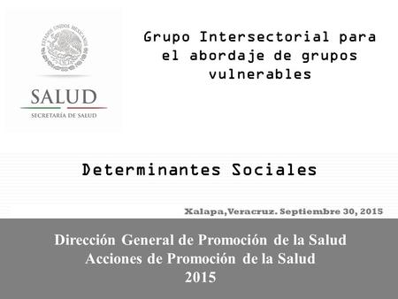 Determinantes Sociales