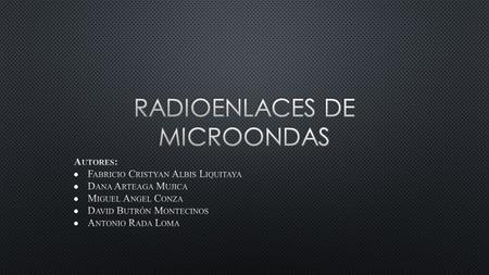 Durante la década de los años '70 se desarrollan los enlaces desde 2 a 34 Mb/s (primera generación de enlaces de radio digital). En 1980 se instalan.