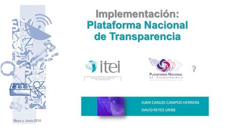 Implementación: Plataforma Nacional de Transparencia
