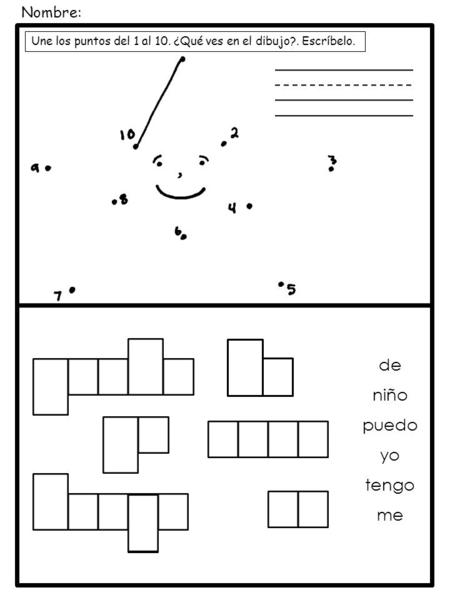 de niño puedo yo tengo me Nombre: