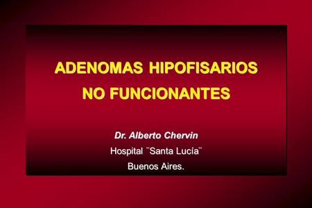 ADENOMAS HIPOFISARIOS