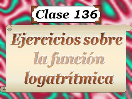 Clase 136. Ejercicio 1 Representa gráficamente la función g(x) = log2(x + 3) + 1. Analiza sus propiedades.