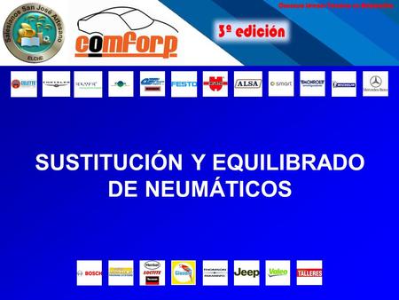 SUSTITUCIÓN Y EQUILIBRADO DE NEUMÁTICOS