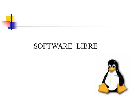 SOFTWARE LIBRE. = LIBRE EXPRESIÓN DEFINICIÓN Un software es considerado Software Libre cuando cumple con 4 libertades: