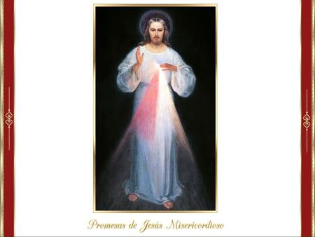 Promesas de Jesús Misericordioso
