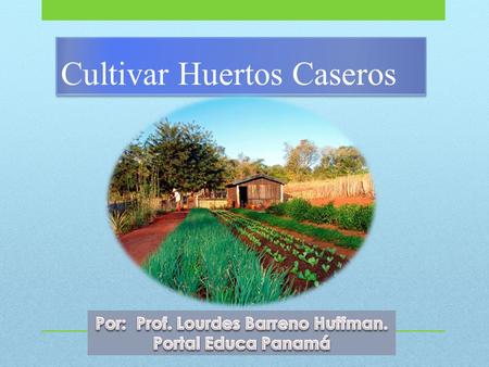 Cultivar Huertos Caseros