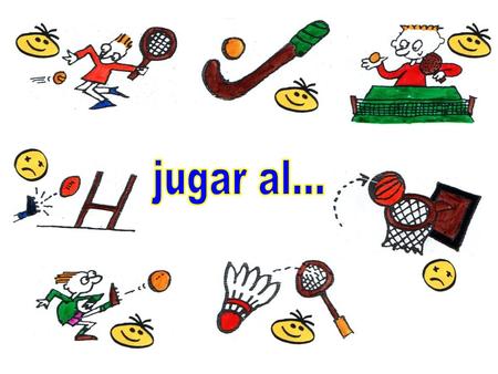 Ejemplo: A:¿Te gusta jugar al fútbol? B:Sí, me encanta jugar al fútbol. Y tú, ¿Te gusta jugar al fútbol? A:No, no me gusta jugar al fútbol. ¿Te gusta.