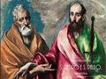 Tu eres Pedro Celebramos hoy la fiesta de dos Apóstoles sobresalientes de la Iglesia primitiva: San Pedro y San Pablo. - Diferentes: en la vocación,