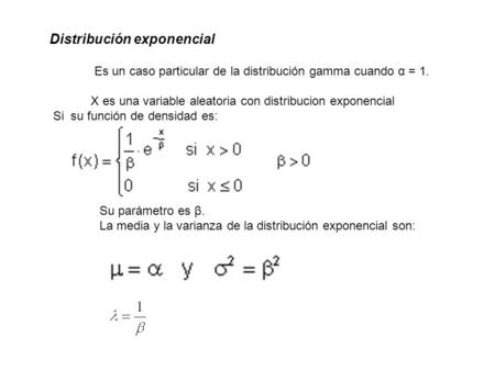 Distribución exponencial