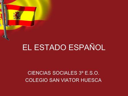 CIENCIAS SOCIALES 3º E.S.O. COLEGIO SAN VIATOR HUESCA