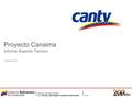 Proyecto Canaima Informe Soporte Técnico Octubre 2011.