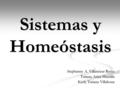 Sistemas y Homeóstasis Stephanny A. Villamizar Reyes Tatiana Ariza Mantilla Kerly Tatiana Villabona.