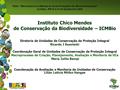 Taller: “Efectividad en el Manejo de áreas Protegidas del Bioma Amazónico” Curitiba - PR 25 a 27 de Septiembre 2009 Instituto Chico Mendes de Conservação.