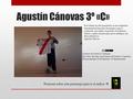 Agustín Cánovas 3º «C» Presioná sobre este personaje para ir al índice  Licencia de Creative Commons Este obra está bajo una licencia de Creative Commons.