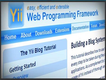 ¿Que es Yii ? Framework para PHP de alta performance basado en componentes web para desarrollar aplicaciones web de gran escala. Yii es un framework que.