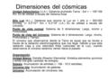 Dimensiones del cósmicas Unidad Astronómica (U.A.): Distancia promedio Tierra - Sol = ~ 150*106 Km. Es de utilidad a escala del Sistema Solar Año Luz (A:L.):