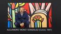 La estética más característica de los trabajos de este artista es la de representar los tópicos relacionados al trabajador y obrero común, la.
